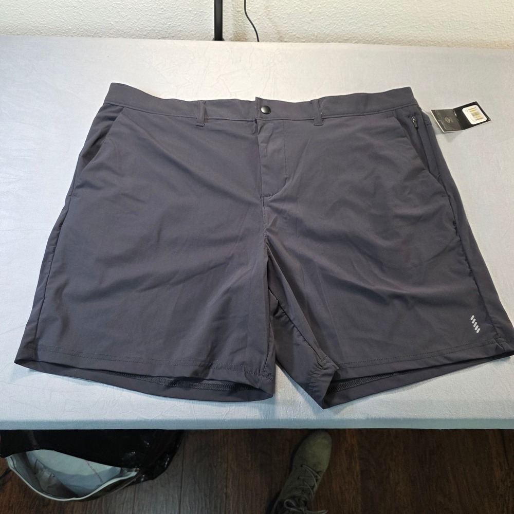 Balance Collection Mens XXL Black Athletic Golf Shorts 6" Inseam NWT